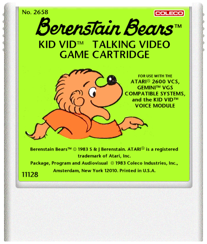 Berenstain Bears Cartridge